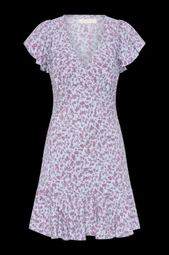 Alba Mini Dress Amaryllis Floral Blue