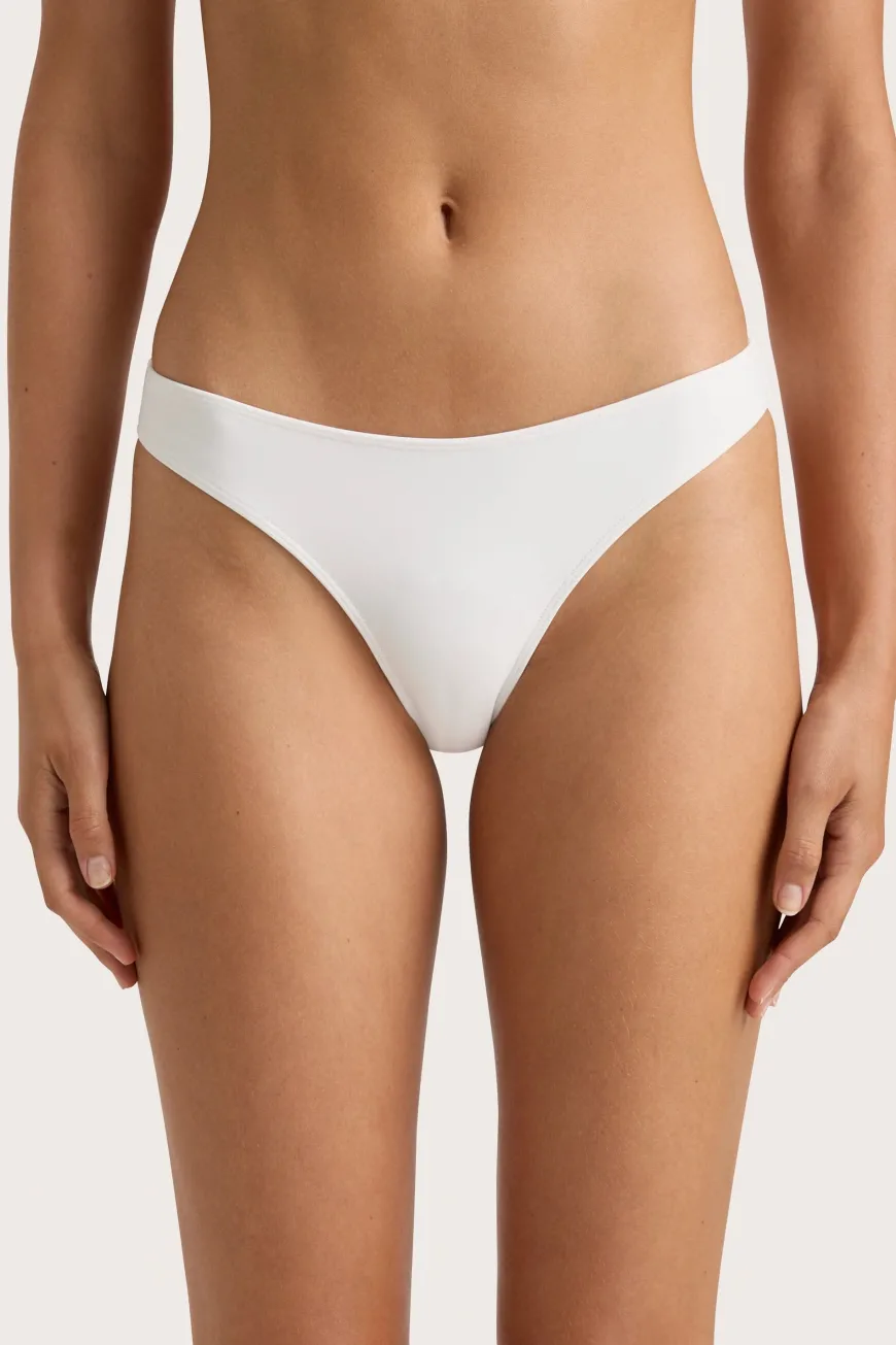 Bebe Bikini Bottom White