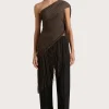 Bodil Top Chocolate Brown