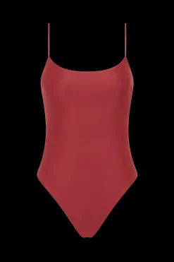 Cabo String One Piece Wine
