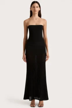 Citara Strapless Top Black