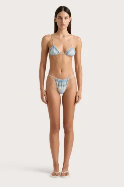Elea Bikini Bottom Futura Stripe Sky Blue