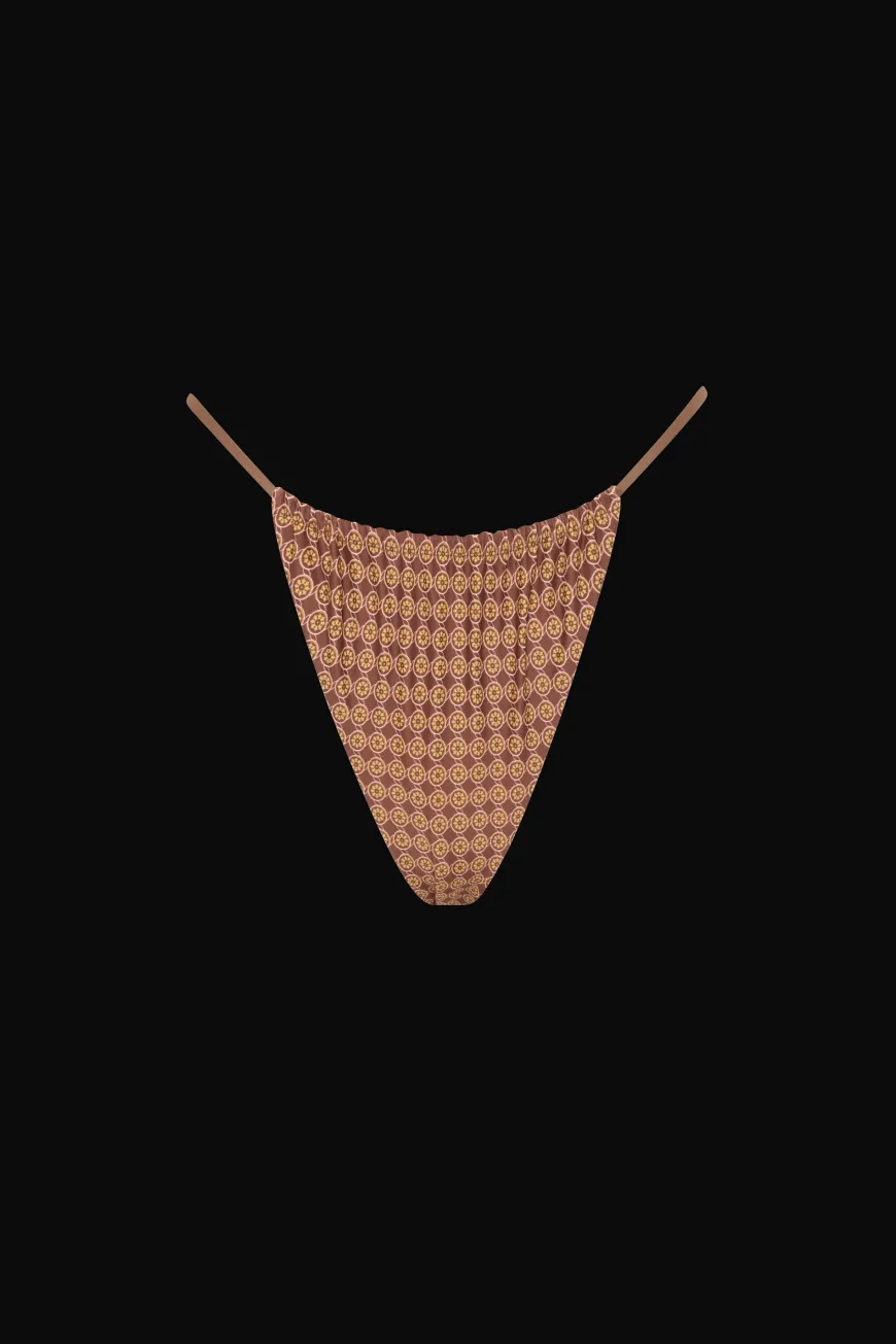 Elea Bikini Bottom Oliander Cocoa