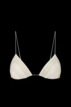 Elea Bikini Top Futura Stripe Taupe