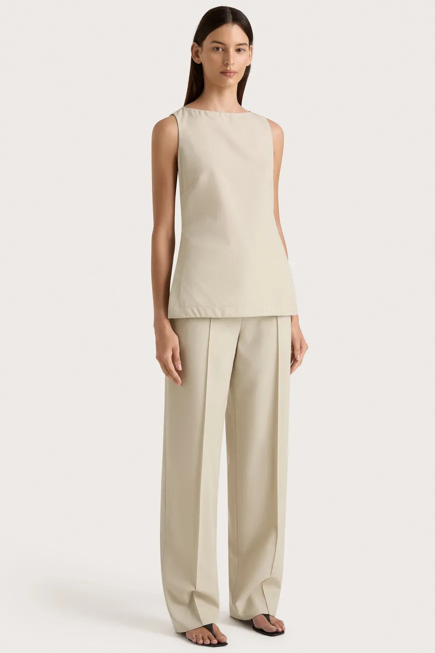 Emilie Trouser Beige