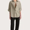 En Vau Shirt Khaki Stripe