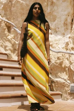 Esposende Midi Dress Cisco Stripe Sun - Final Sale