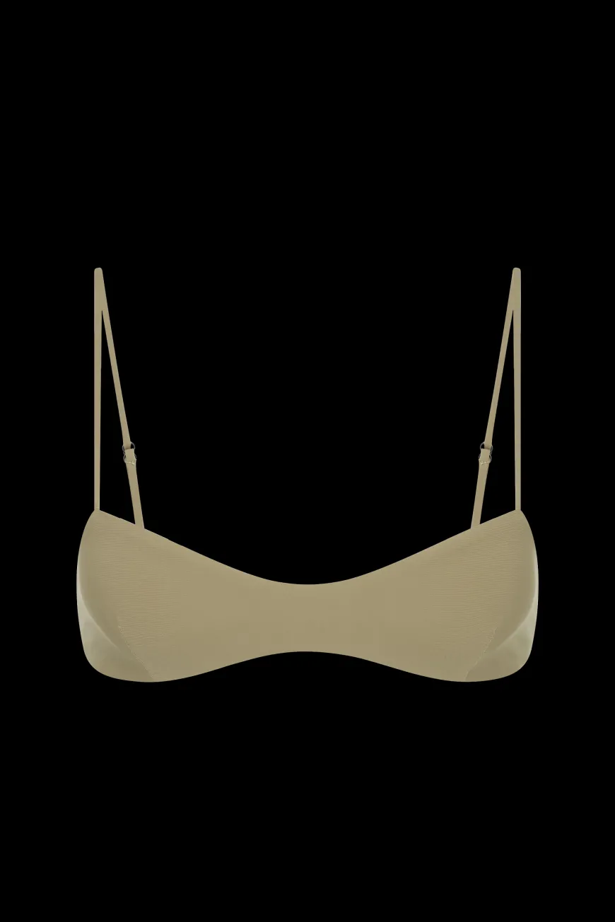 Evora Bikini Top Khaki