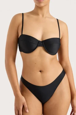 Farrah Bikini Top Black