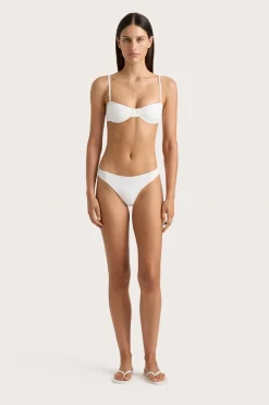 Farrah Bikini Top White