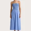 Geriba Midi Dress Mid Blue