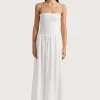 Geriba Midi Dress White