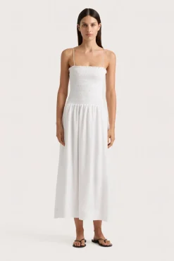 Geriba Midi Dress White