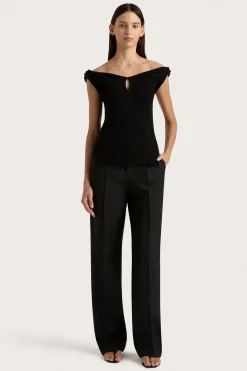 Heidi Knit Top Black