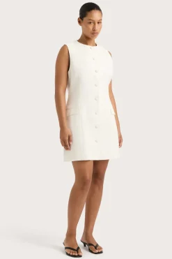 Jane Mini Dress White
