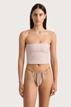 Jean Swim Top Oliander Blush