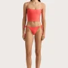 Jean Swim Top Vermillion