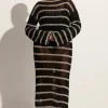 Jesolo Crochet Dress Black/Off White