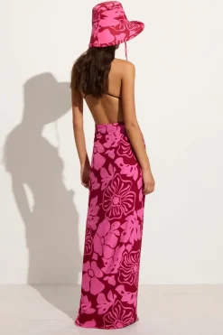 Le Bas Sun Hat Mica Floral Pink - Final Sale