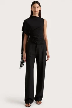 Lena High Waisted Pant Black