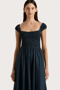Lene Midi Dress Navy