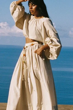 Lido Skirt Creme - Final Sale