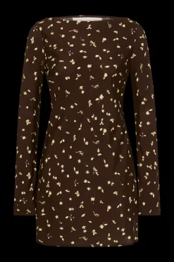 Lilou Mini Dress Clover Brown