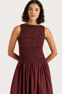 Margot Maxi Dress Bordeaux