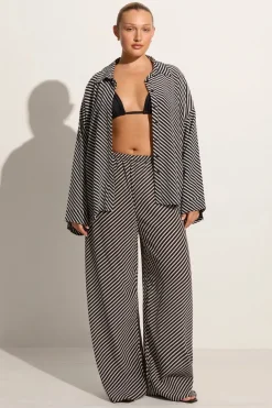 Monforte Pant Toscano Stripe Black