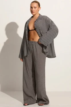 Monforte Pant Toscano Stripe Black
