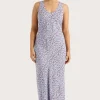 Olivia Maxi Dress Amaryllis Floral Blue