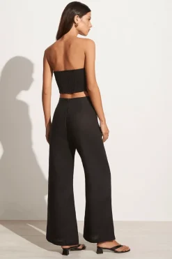Ottavio Pants Plain Black