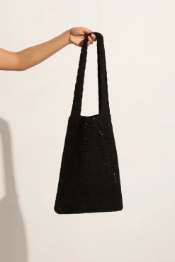 Piccolo Crochet Bag Black - Final Sale