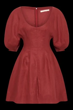 Raynara Mini Dress Wine