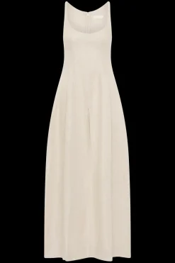Sanne Midi Dress Oatmeal