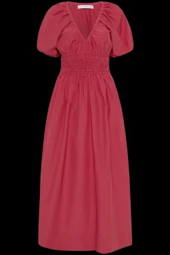 Teatro Midi Dress Crimson - Final Sale