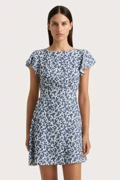 Valras Mini Dress Leilani Mid Blue
